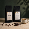 AMARA Taste Selection – Bio-Kaffee Probier-Set | Dark India & Crema Gold